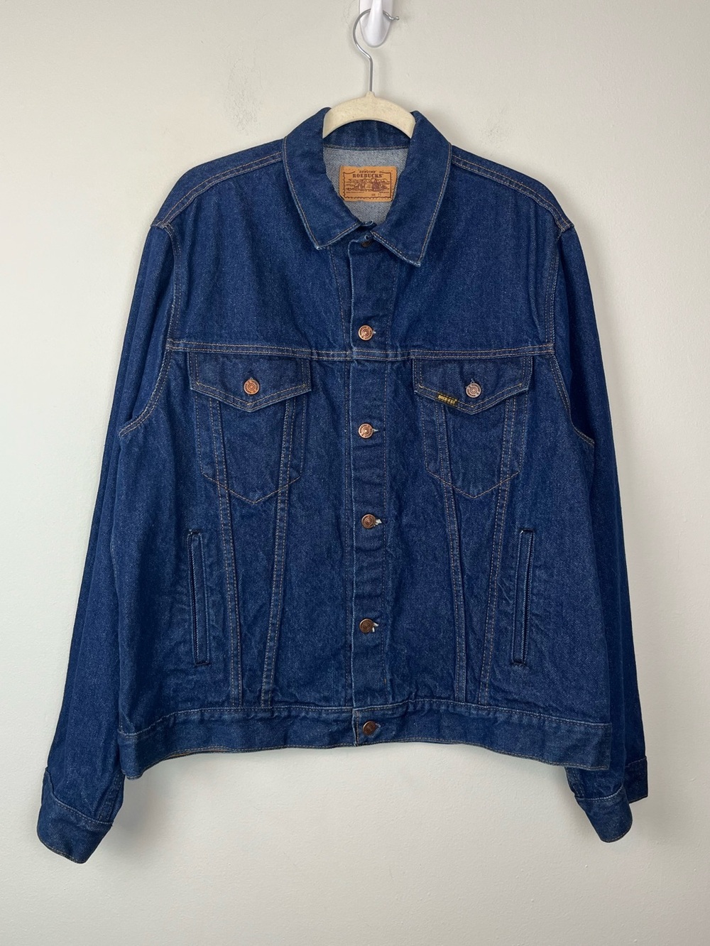 Vintage Sears Roebucks Denim Trucker Jacket Men’s 46 Tall/XL Tall USA